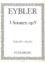 3 Sonaten op.9 fr Violine und Klavier