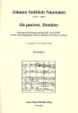 Da Pacem Domine fr  Soli, gem Chor und Orchester Partitur