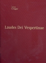 Laudes Dei Vespertinae fr gem Chor und Instrumente Partitur,  gebunden