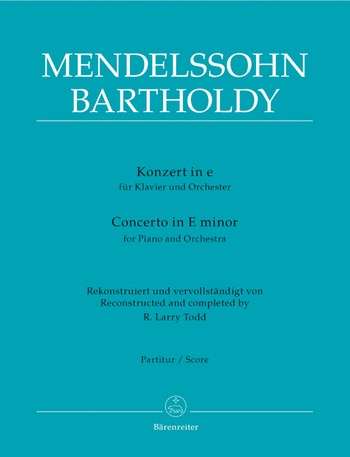 Konzert e-Moll Nr.3 fr Klavier und Orchester Partitur
