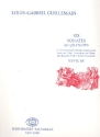 6 Sonates en quator op.12e pour flute, violon, basse de viole et Bc parties en facsimile