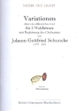 Variationen F-Dur fr 2 Hrner und Orchester fr 2 Hrner und Klavier Stimmen