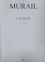 L'attente pour flute, clarinette, harpe, 2 violons, alto et violoncelle partition