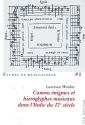 Canons nigmes et hiroglyphes musicaux dans l'Italie du 17e sicle