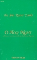 O holy Night for mixed chorus (and instruments) vocals score