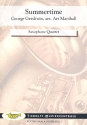 Summertime fr 4 Saxophone (SATBar) Partitur und Stimmen
