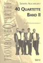 Posaunenquartette Band 2 (Nr.20-40)  Partitur und Stimmen