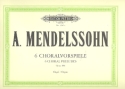 6 Choralvorspiele op.104 fr Orgel