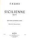 Sicilienne op.78 for tenor saxophone and piano