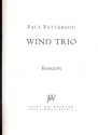 Wind Trio op.4 for flute, clarinet and bassoon parts