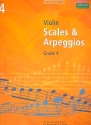 Scales and Arpeggios Grade 4 for violin