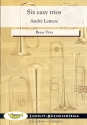 6 easy Trios for 2 trumpets and horn score and parts