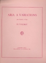 Aria a Variations pour hautbois et piano