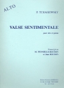 Valse Sentimentale fr Viola und Klavier