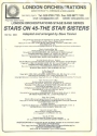 Stars on 45 - The Star Sisters (Medley): for vocals and jazz ensemble conductor and parts