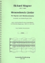 Wesendonck-Lieder WWV91  fr Sopran und Streichorchester Partitur