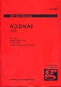 Adonai fr Soli, gem Chor, Kinderchor, Orgel und Orchester Studienpartitur