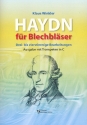 Haydn fr Blechblser fr 3-4-stimmige Blechblser-Ensembles Spielpartitur mit Trompeten in C