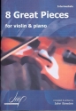 8 great Pieces for violin and piano