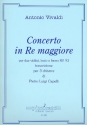 Concerto re maggiore RV93 per 2 violini, leuto e basso per 3 chitarre