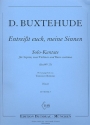 Entreit euch meine Sinnen BuxWV25 fr Sopran, 2 Violinen und Bc Partitur und Stimmen