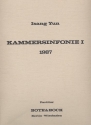 Kammersinfonie Nr.1 fr Kammerorchester Partitur