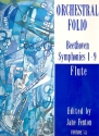 Symphonies nos.1-9 first flute parts for flute