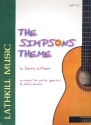 The Simpsons Theme  for 4 guitars score and parts