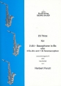 23 Trios fr 3 Saxophone (AAA/AAT) Partitur und Stimmen