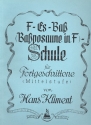 Schule fr F-Es-Ba (Baposaune in F) fr Fortgeschrittene (Mittelstufe)