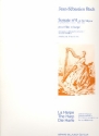 Sonate en do majeur no.4 BWV1033 pour flute et harpe parties