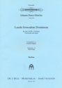 Lauda Jerusalem Dominum fr Soli, gem Chor, 2 Violinen, Violoncello und Orgel Partitur