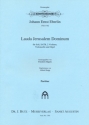 Lauda Jerusalem Dominum fr Soli, gem Chor, 2 Violinen, Violoncello und Orgel Partitur