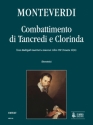 Combattimento di Tancredi e Clorinda per 3 voci e strumenti partitura