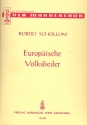 Europische Volkslieder f Mnnerchor a cappella Partitur