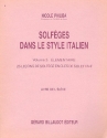 Solfges dans le style Italien vol.3 pour chant livre de l'lve