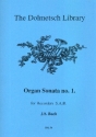 Organ Sonata no.1 for 3 recorders (SAB) score and parts