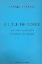 A L'ile de Goree for harpsichord (amplified) and instrumental ensemble score