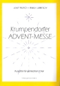 Krumpendorfer Advent - Messe fr gem Chor a cappella Partitur