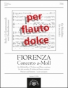 Concerto a-Moll fr Altblockflte, 2 Violinen und BC Partitur und Stimmen