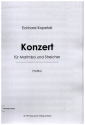 Konzert fr Marimba und Streicher Studienpartitur