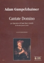 Cantate Domino fr 4 Blockflten (AAAB) Partitur und Stimmen