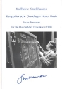 Kompositorische Grundlagen neuer Musik 6 Seminare fr die Darmstdter Ferienkurse 1970