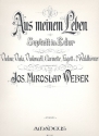 Septett in E-Dur - Aus meinem Leben fr Violine, Viola, Violoncello, Clarinette, Fagott und 2 Waldhrner,  Stimmen