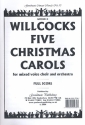 5 Christmas Carols for mixed chorus and orchestra score