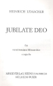 Jubilate deo fr Mnnerchor a cappella Partitur