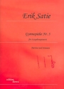 Gymnopedie Nr.3 fr 5 Saxophone (AATTBar) Partitur und Stimmen