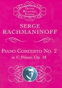 Piano Concerto c Minor op.18 no.2 for orchestra study score
