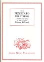 Pizzicato for Strings for 2 violins (violin and viola) and cello (large ensemble/double bass ad lib.) score and parts