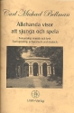 Allehanda visor att sjunga och spela Liederbuch (dt/schwed)